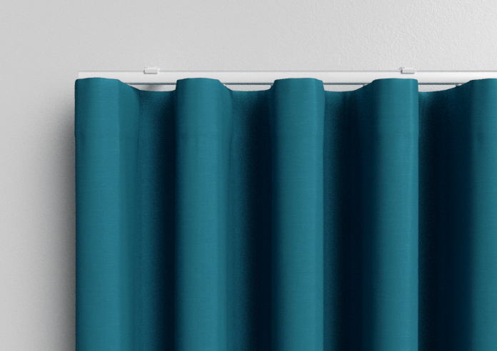 Kyoto Faux Silk, Azure - Made to Measure Curtains - Image 13